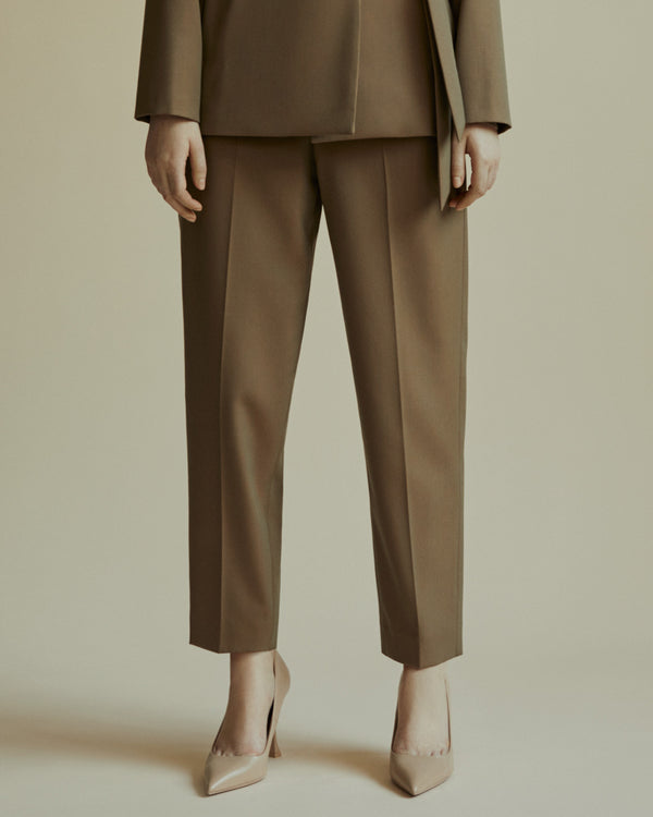 Wool Gabardine Slacks